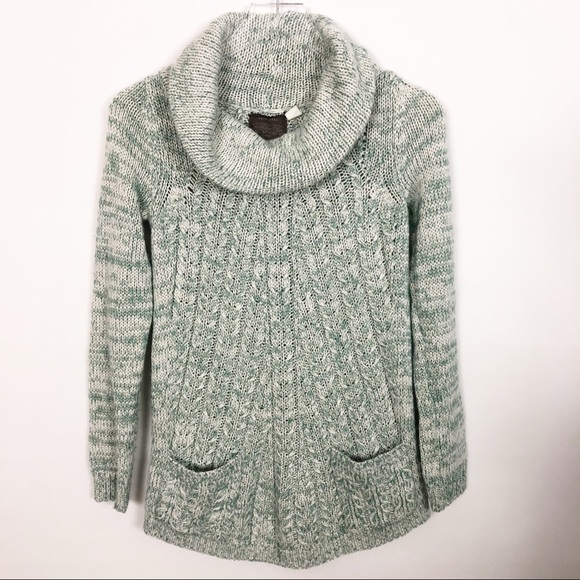 Anthropologie Sweaters - Anthropologie | Guinevere Green & Cream Sweater